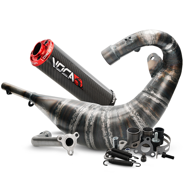 Echappement VOCA Cross Carbon 80/90cc Sherco 50 SM-R / SE-R